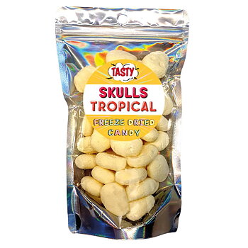 Frystorkat Godis Skulls Tropical XL 90g