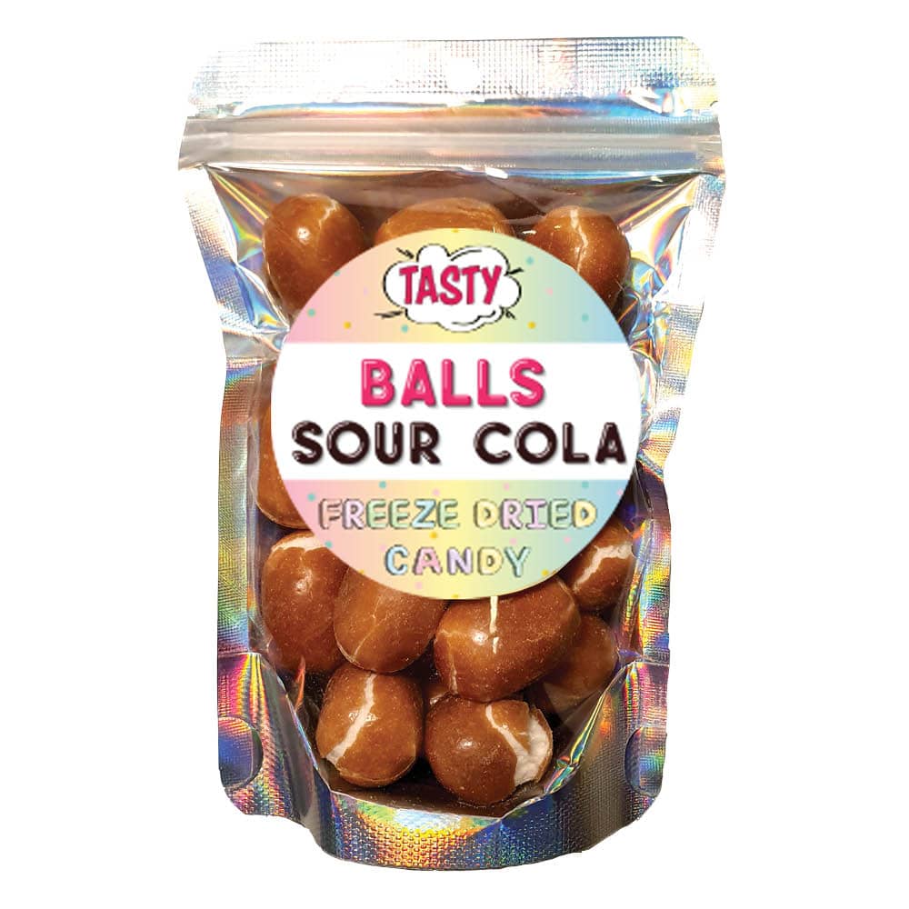 Frystorkat Godis MINI Balls Sour Cola 85g