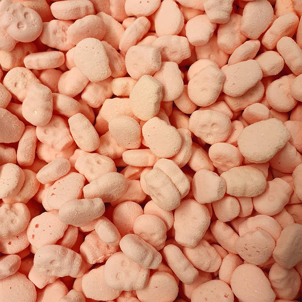 Frystorkat Godis MINI Skulls Strawberry 40g - 3