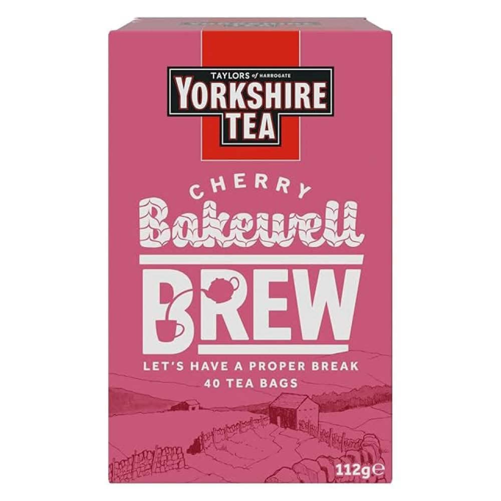 Taylors of Harrogate Yorkshire Tea Cherry Bakewell Brew 40 påsar