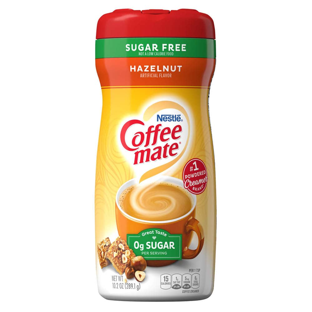 Coffee-Mate Coffee Creamer Hazelnut Sockerfri 289