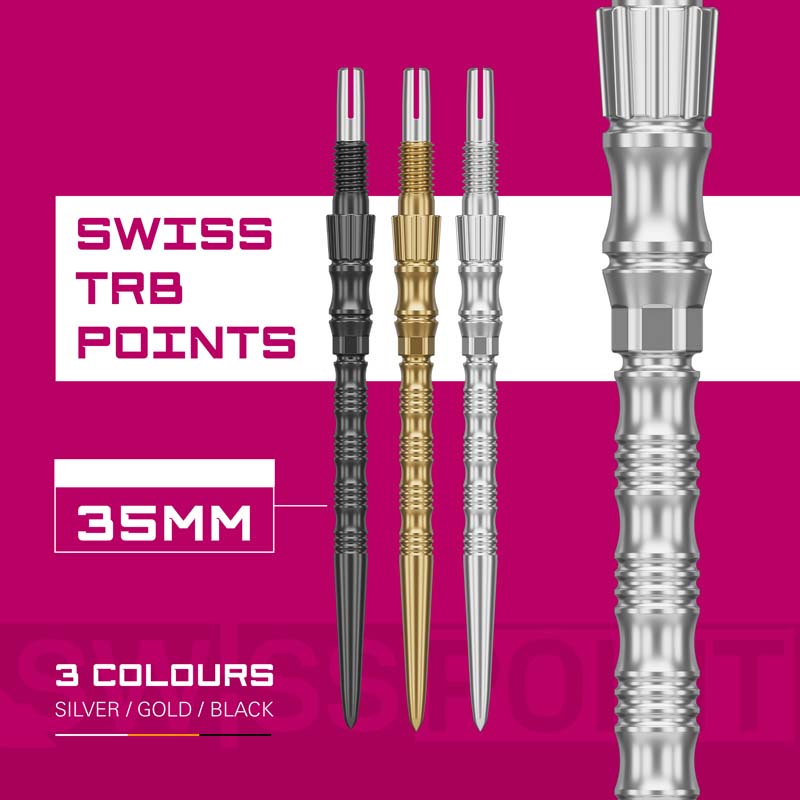 Target Signature Swiss Points TRB Silver 35mm - 6