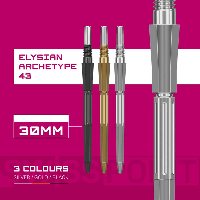 Target Elysian Archetype 43 Swiss Points Silver 30mm - 6