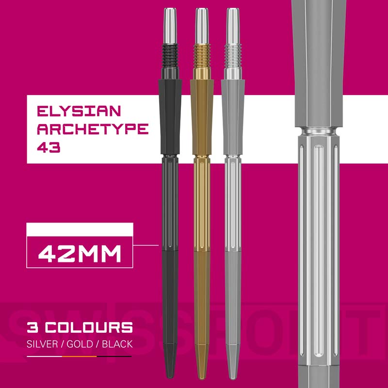 Target Elysian Archetype 43 Swiss Points Silver 42mm - 6
