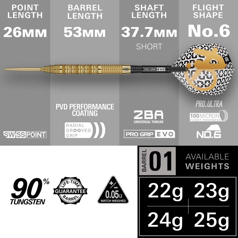 Target Bolide Envy 01 90% Swiss Point 22g - 2