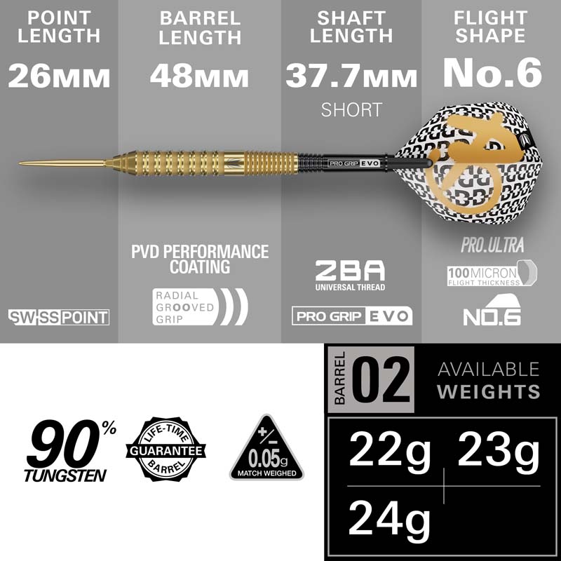 Target Bolide Envy 02 90% Swiss Point 23g - 2