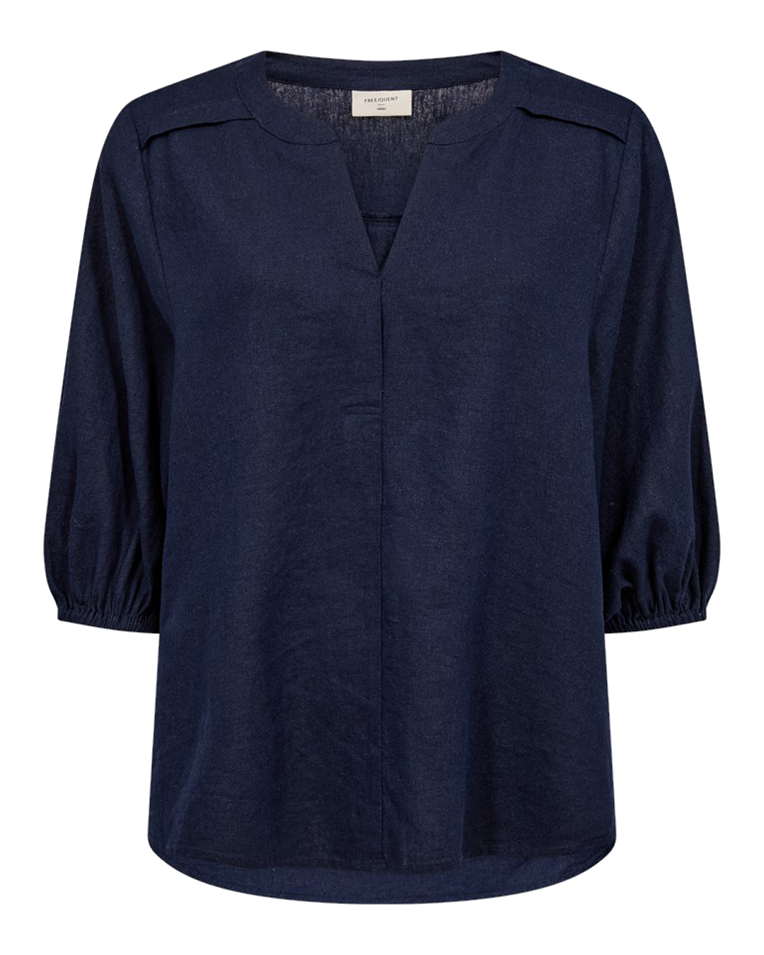 Blus Lava v-ringad navy