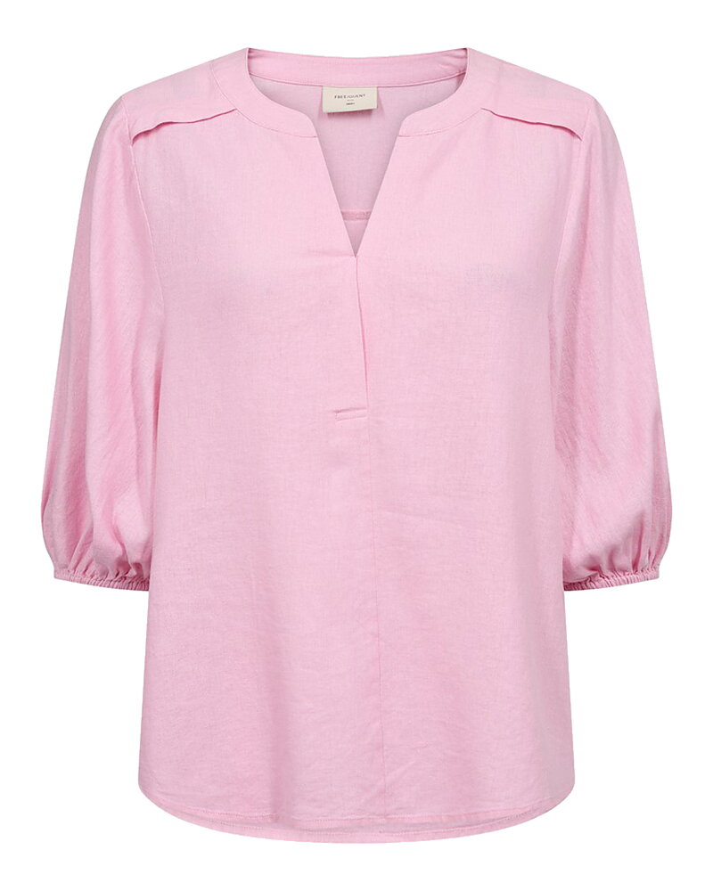 Blus Lava v-ringad sweet lilac ljusrosa