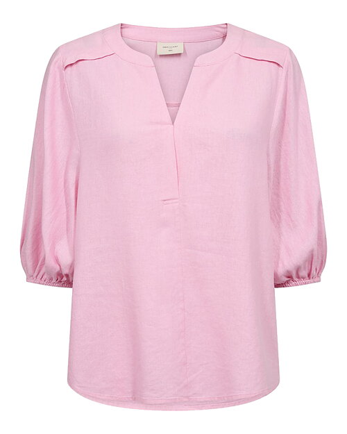 Blus Lava v-ringad sweet lilac ljusrosa