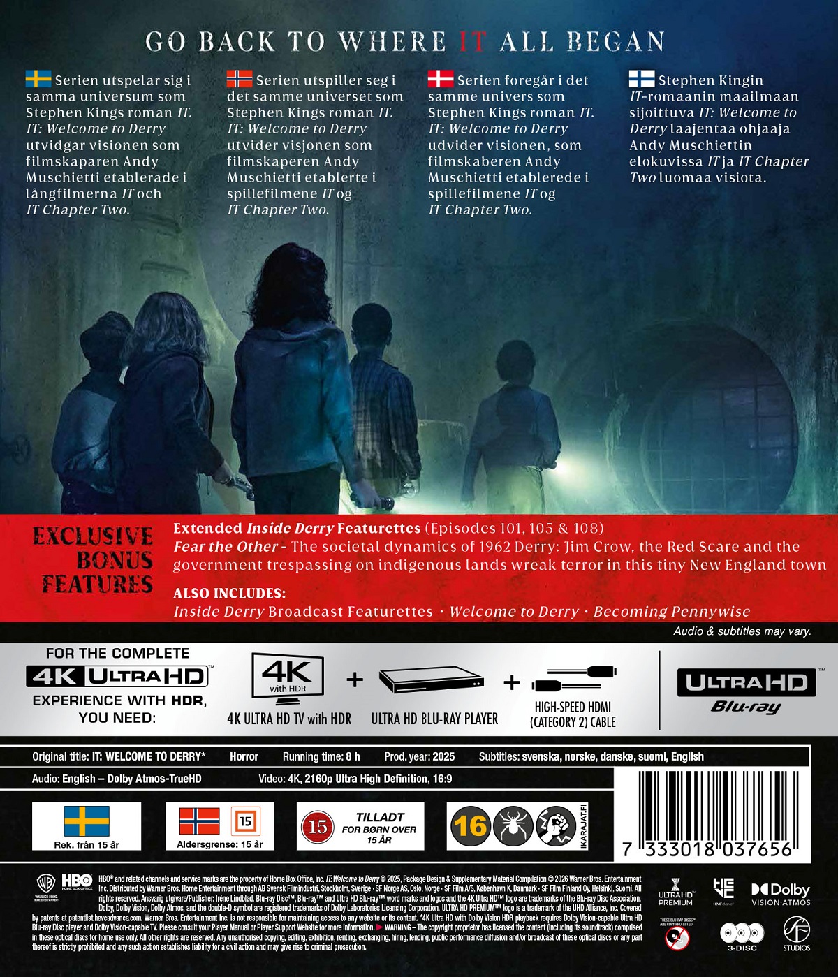 IT: Welcome to Derry - Säsong 1 (4K Ultra HD) - 2