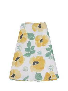 Sagaform  Eden rund vaxad duk, gul, diameter 180 cm