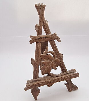 Fotoram skuret trä 1800-tal