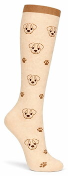 Sthlm Sock Co. stödstrumpor med hundmotiv och tassar