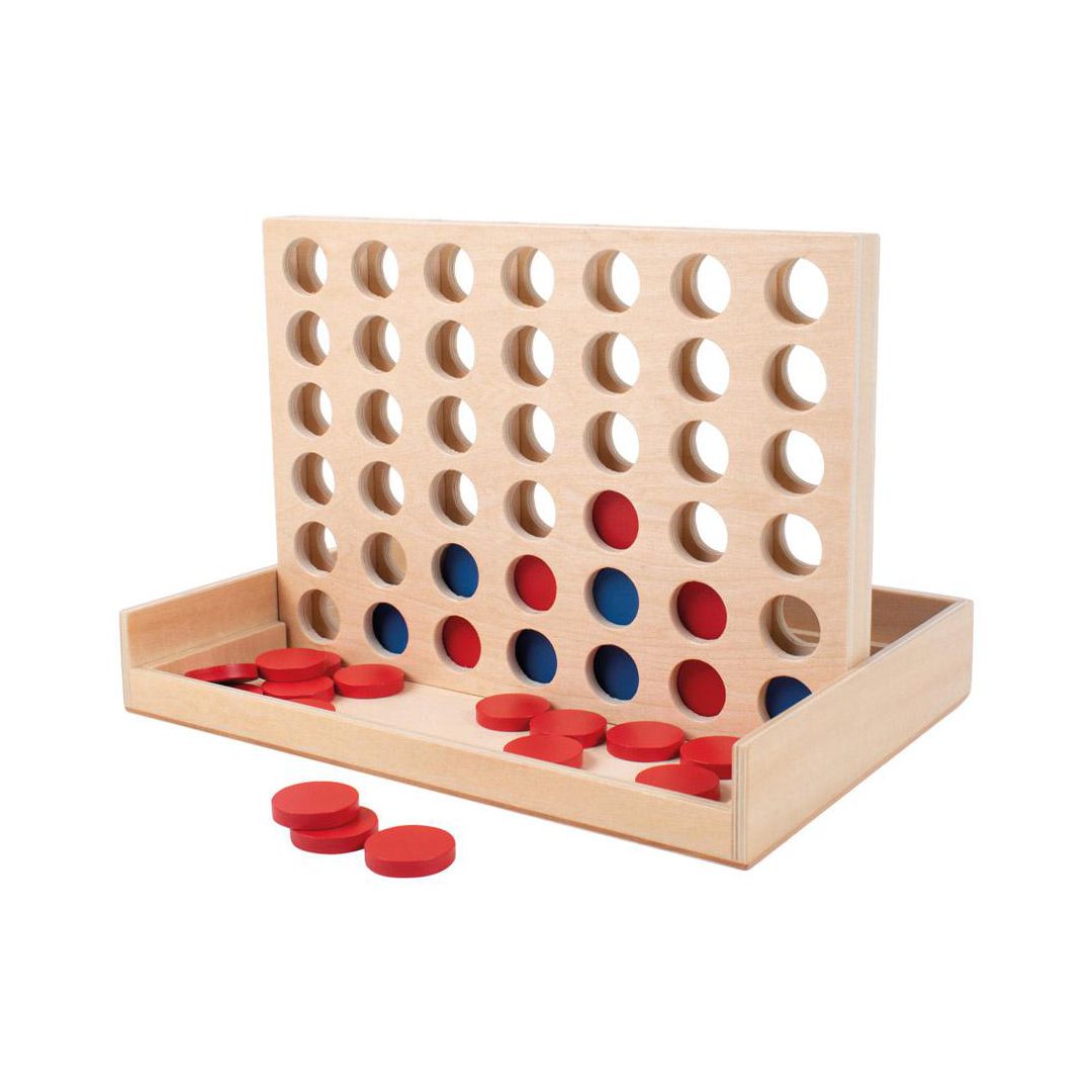 Spel 4 i rad träspel