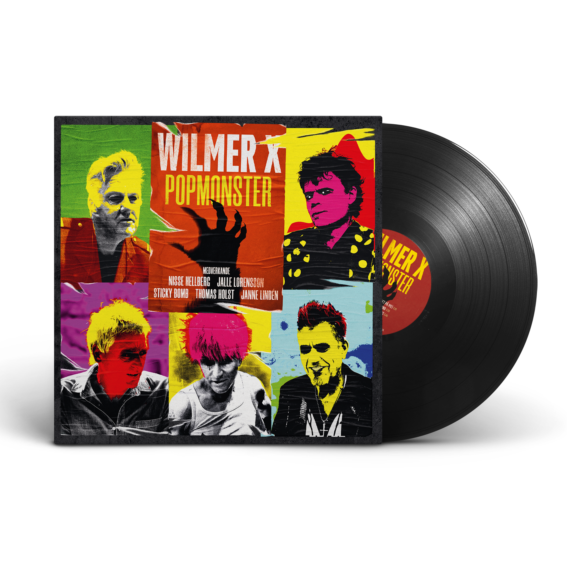 WILMER X - POPMONSTER (SVART VINYL LP)