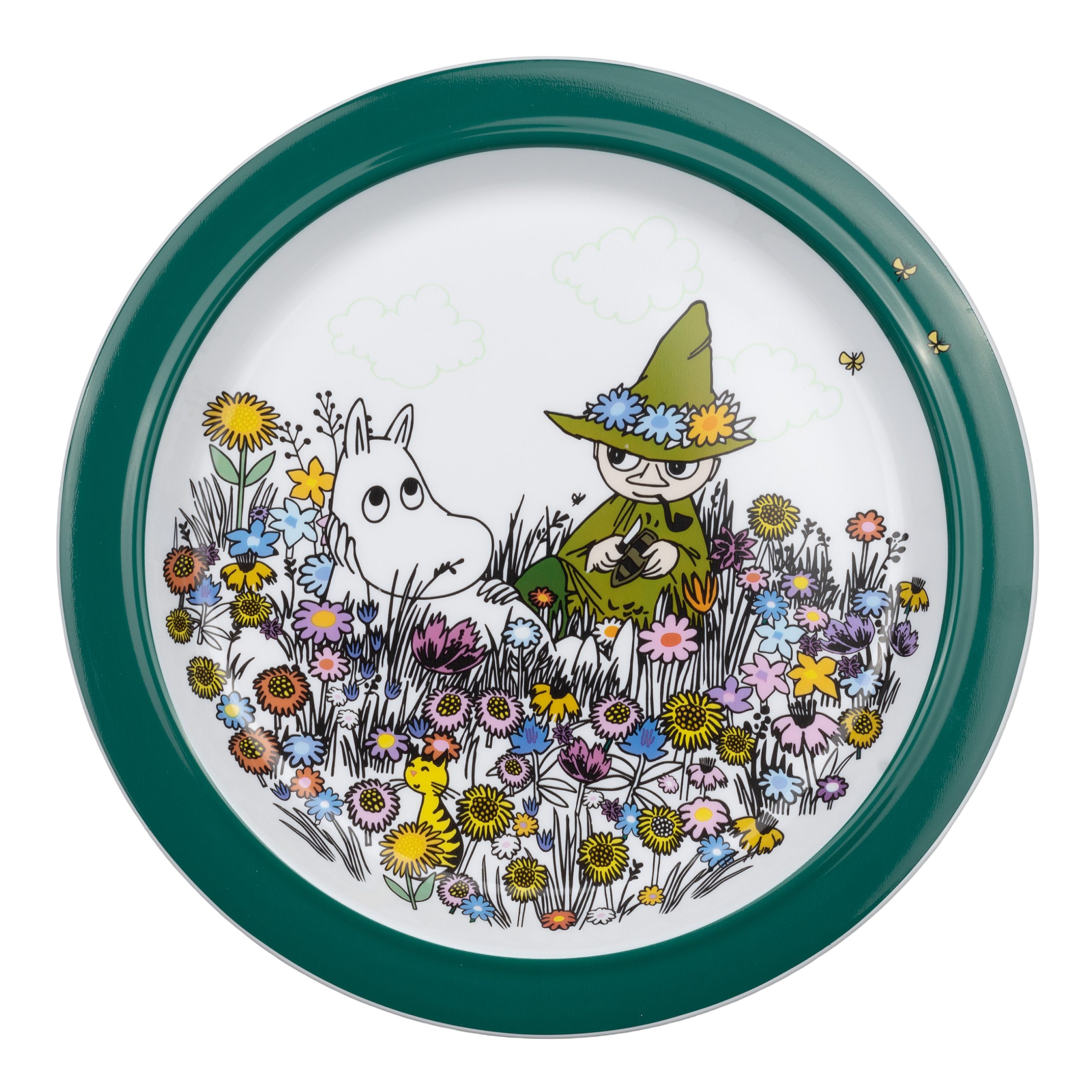 Mumin Tallrik med halkskydd - Mumintrollet & Snusmumriken