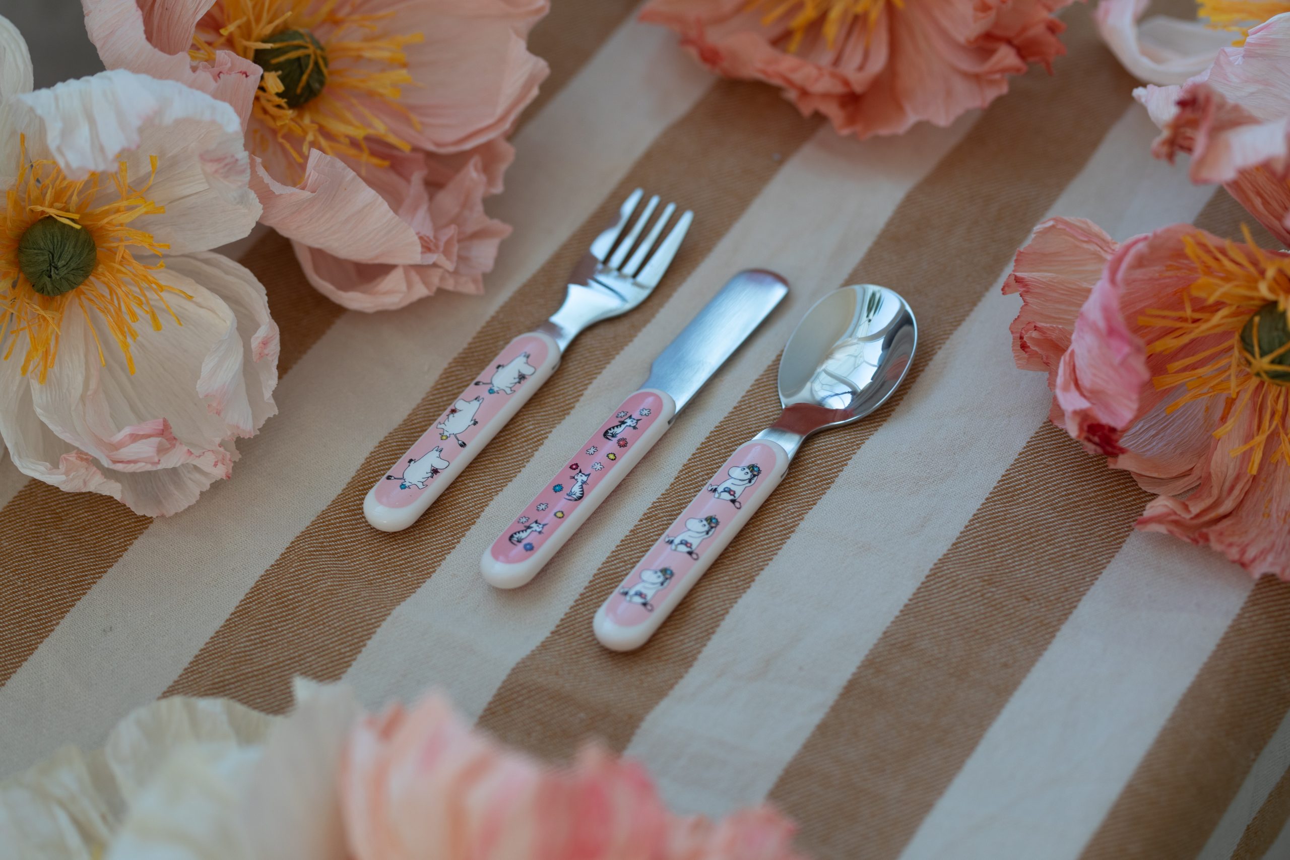 Mumin Barnbestick 3-pack - Äng Rosa - 3