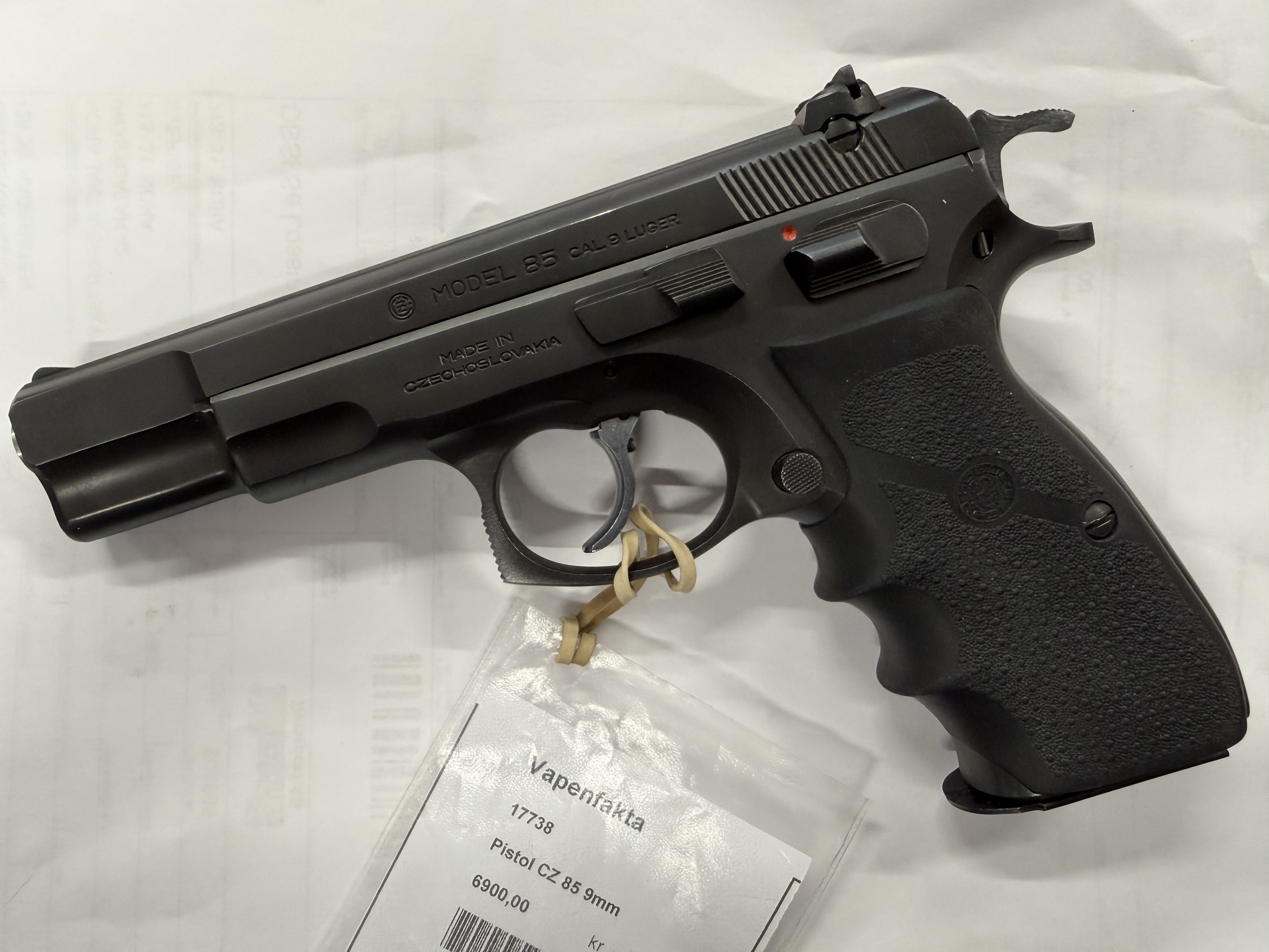 Pistol CZ 85 .9mm