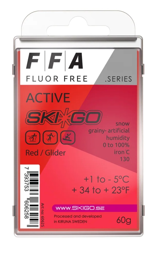 Skigo FFA RED GLIDER +1 TO -5C
