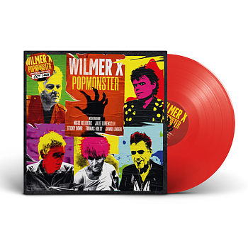 WILMER X - POPMONSTER (RED VINYL LP) SIGNED!