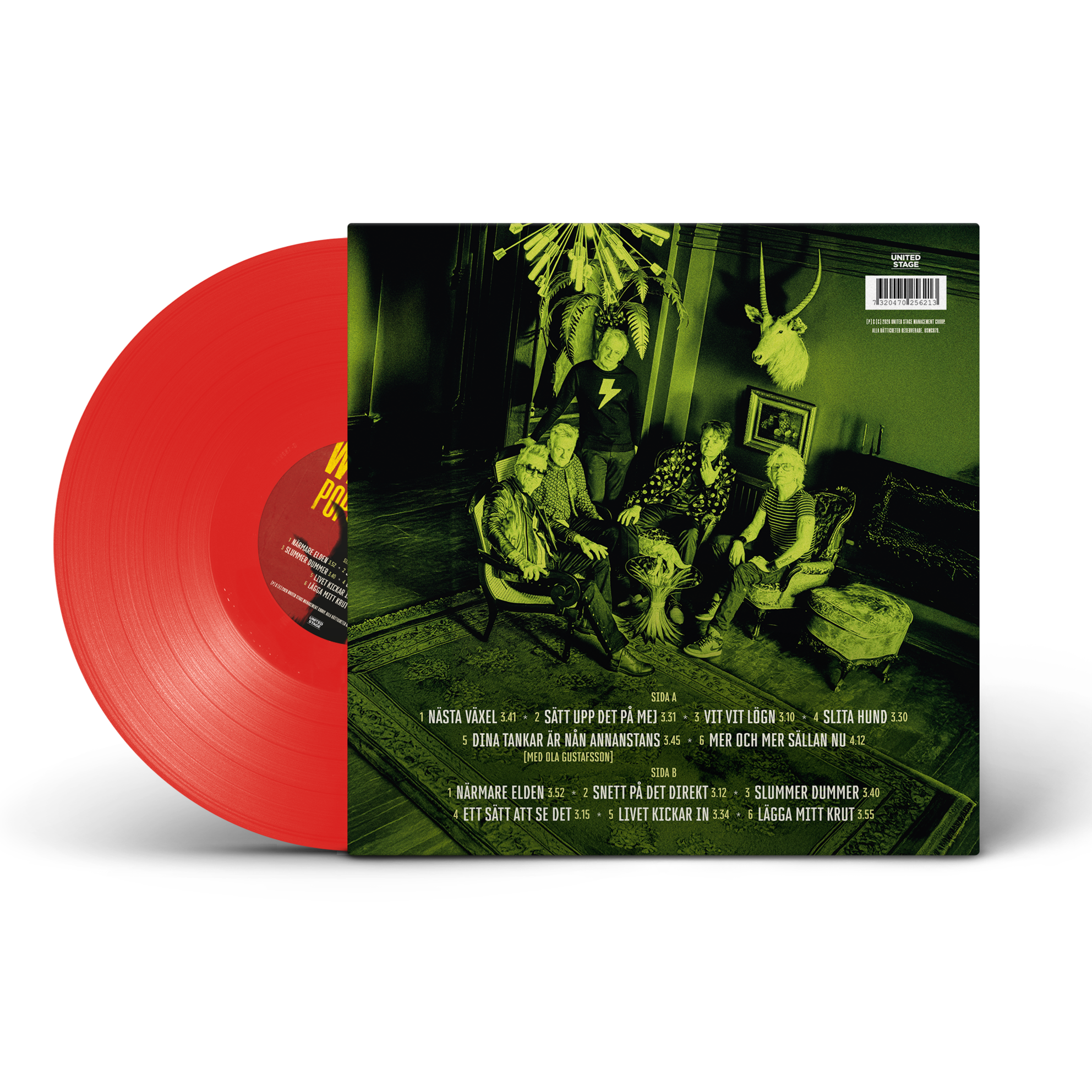 WILMER X - POPMONSTER, RED VINYL LP BUNDLE - SIGNERAD! - 3