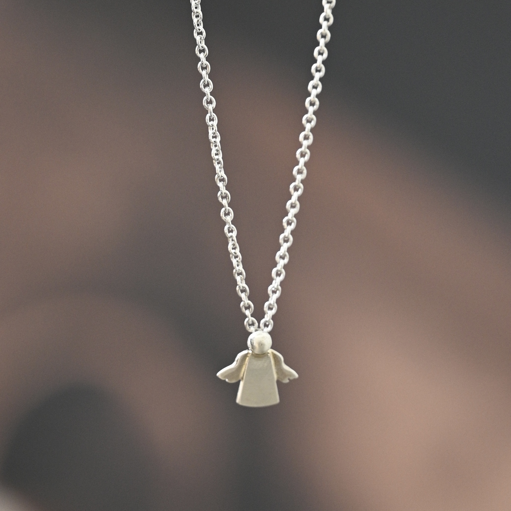 Hänge Älskad ängel 10 mm silver