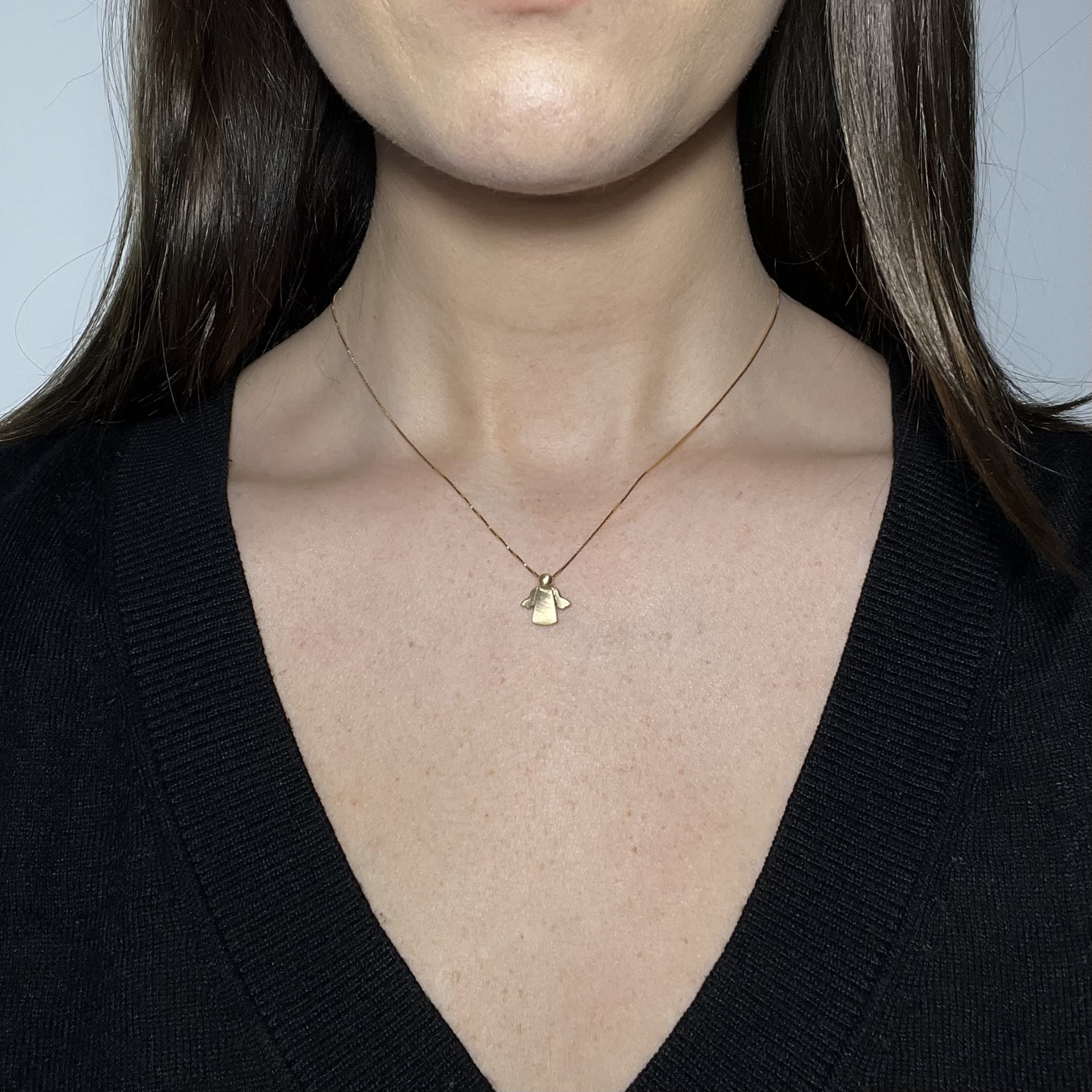 Hänge Älskad ängel 10 mm guld 18 karat - 4