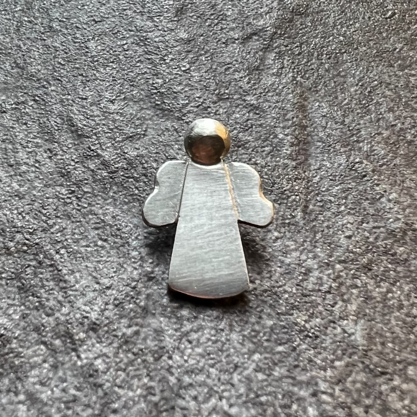 Hänge Älskad ängel 15 mm silver