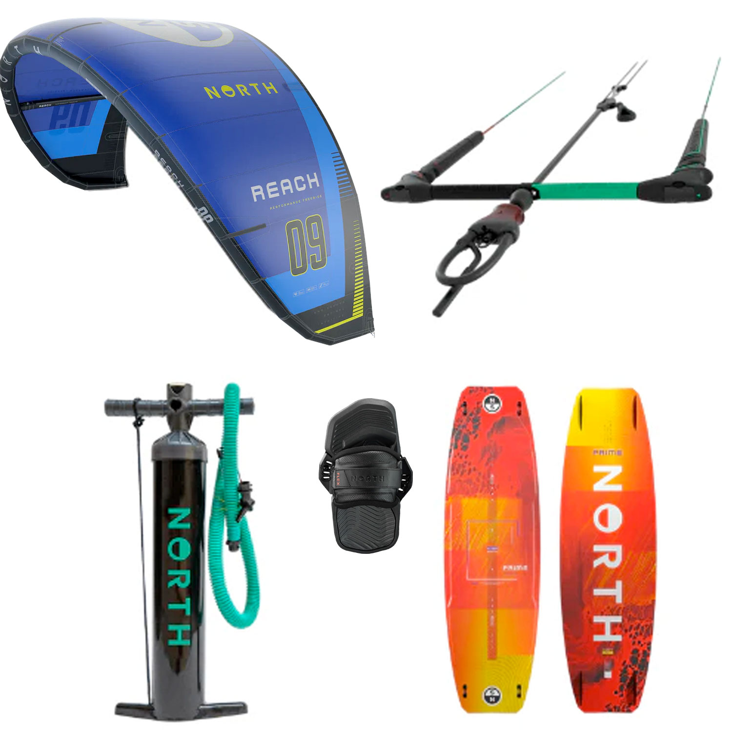 Kitepaket North Reach med North Prime bräda