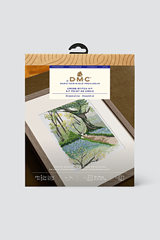 DMC Korsstygnskit Spring 29 x 20 cm - Aida 5,5/14 ct