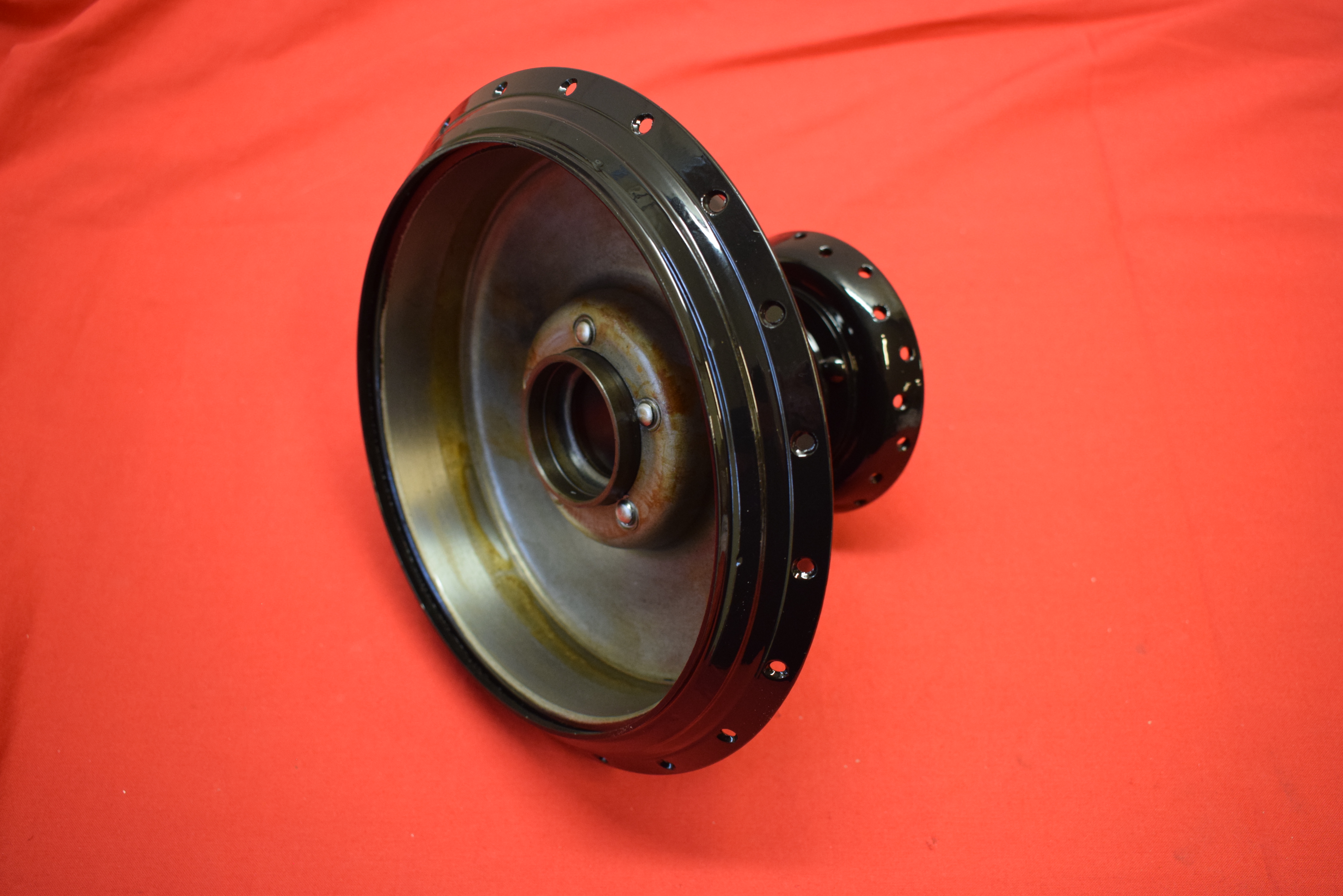 Front Wheel Hub Harley 45" DL RL W 1930-52, Black