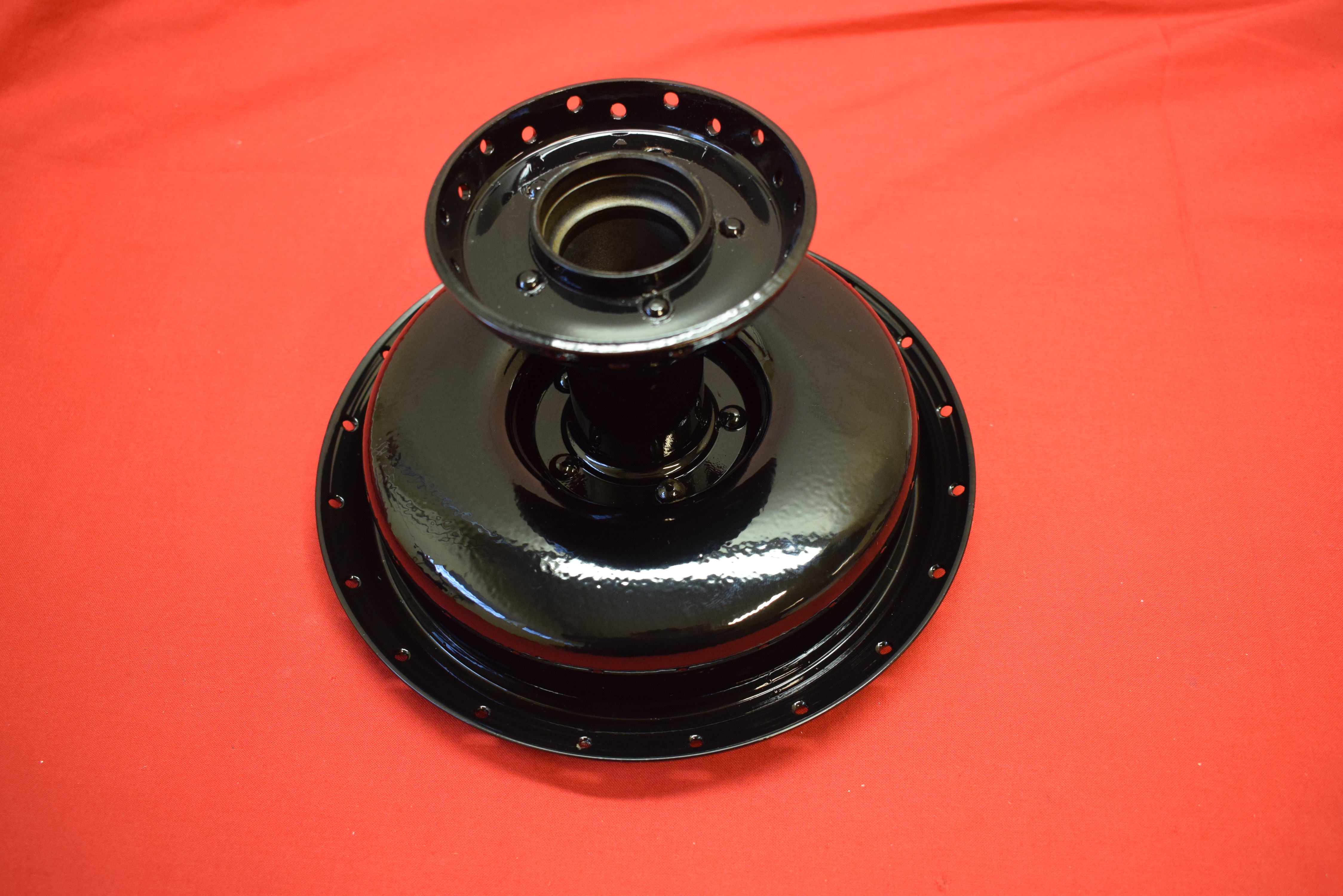 Front Wheel Hub Harley 45" DL RL W 1930-52, Black - 4