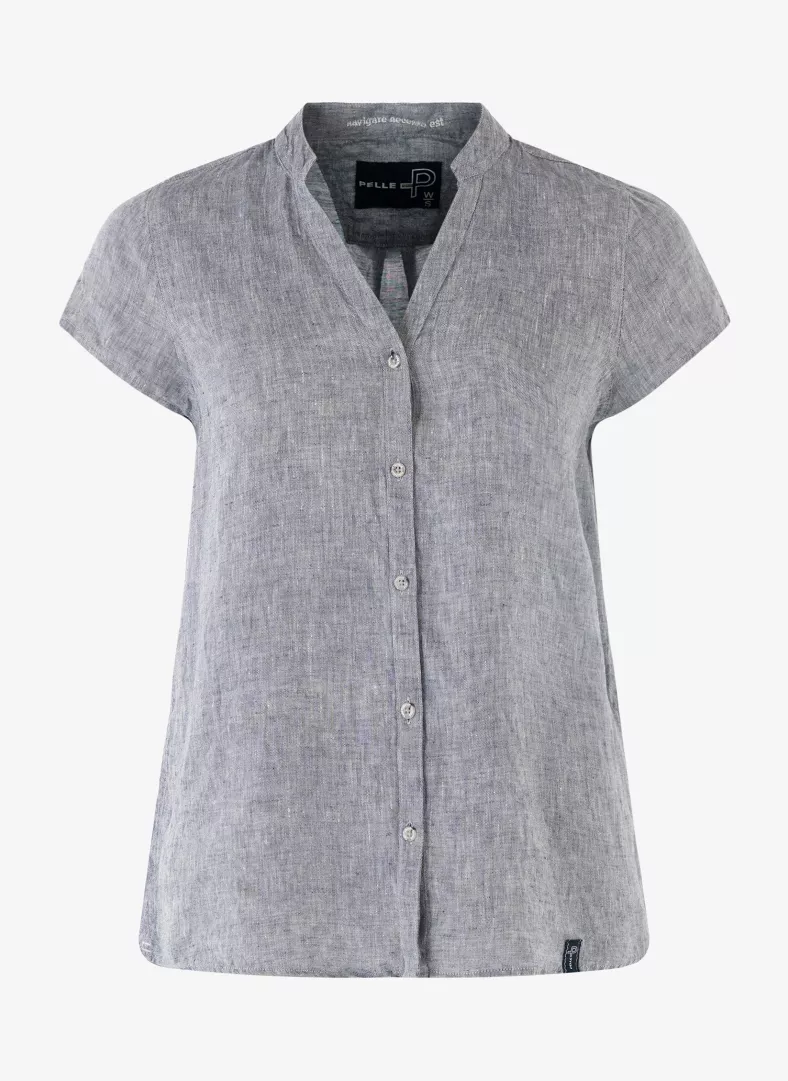 PELLE P LINEN BLOUSE W