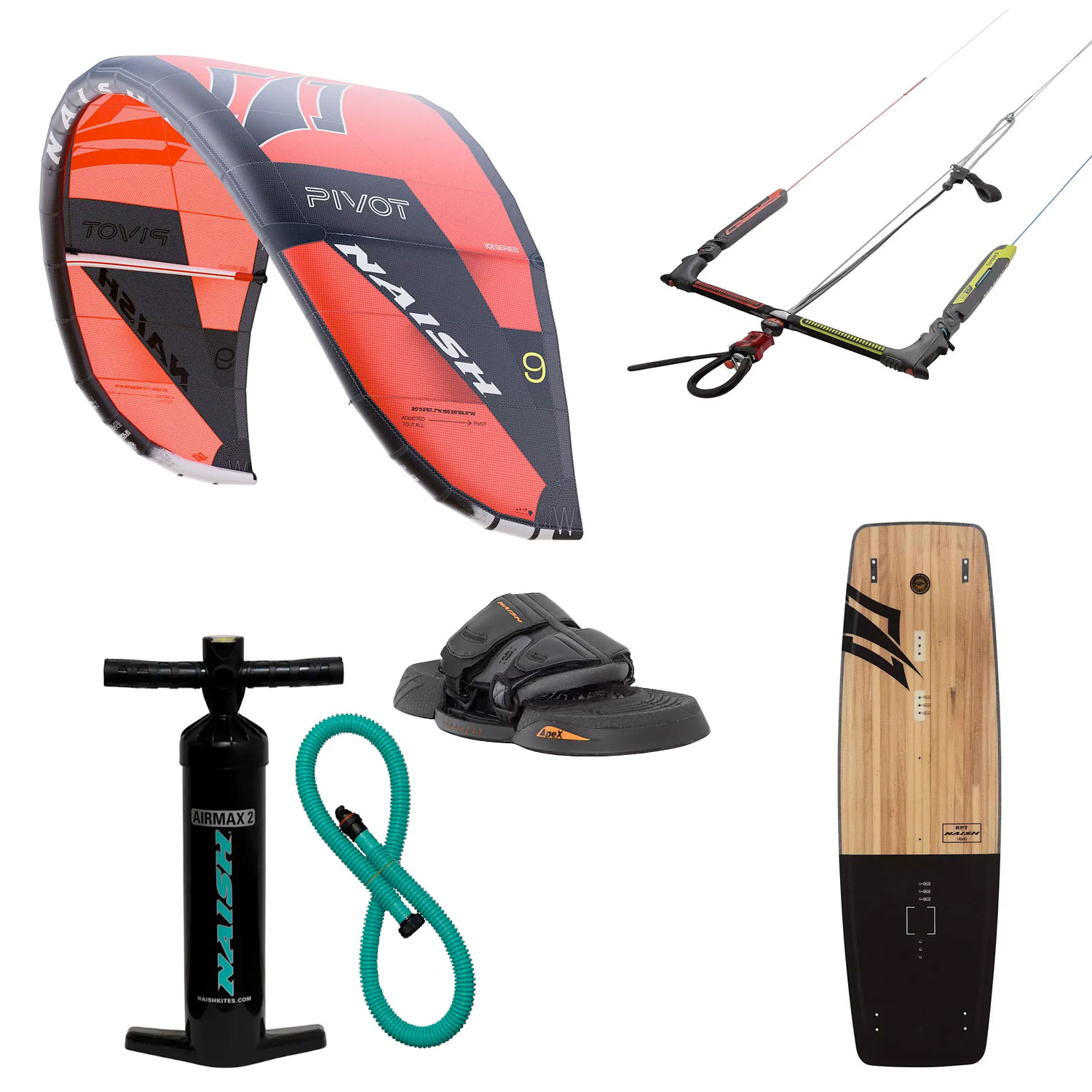 Kitepaket Naish Pivot 2026 med Naish RPT bräda