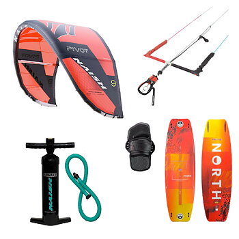 Kitepaket Naish Pivot 2026 med North Prime 25/26 bräda
