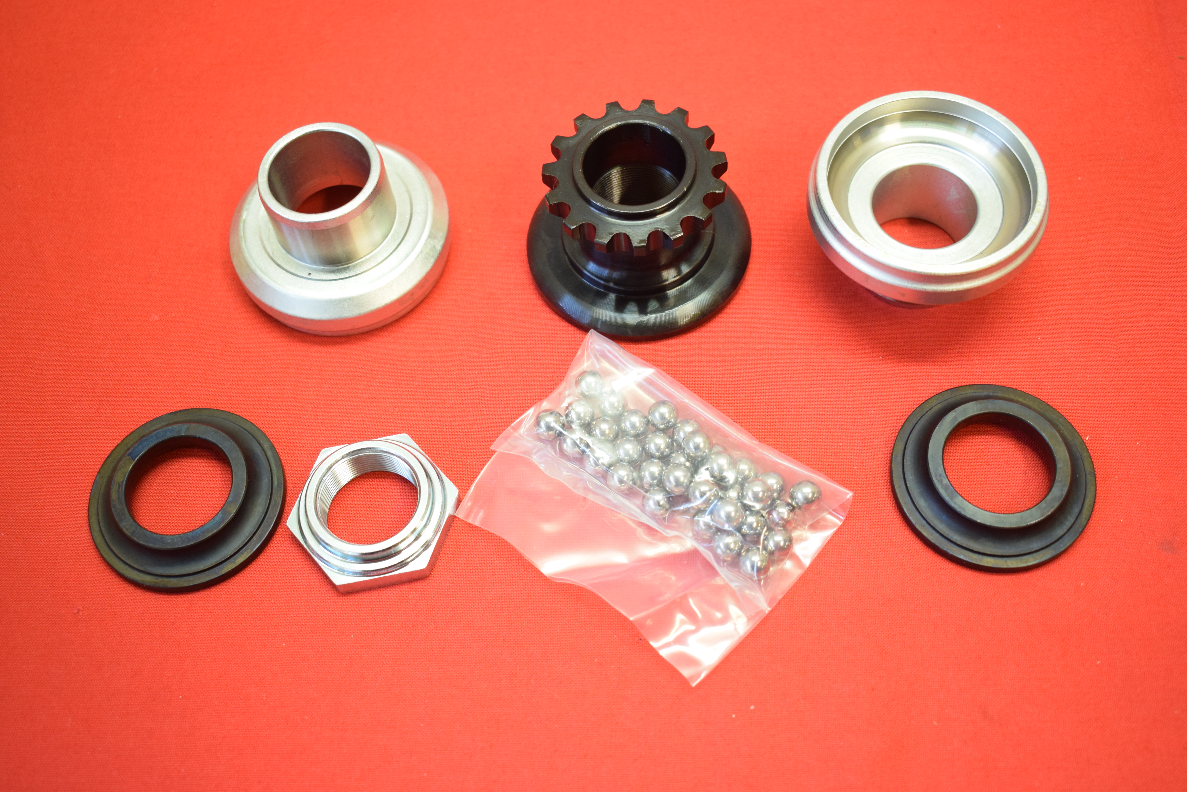 Head Cups Bearing kit complete, Harley UL FL 1937-48, Zink