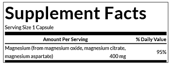 Triple Magnesium Complex 400mg - 100Caps