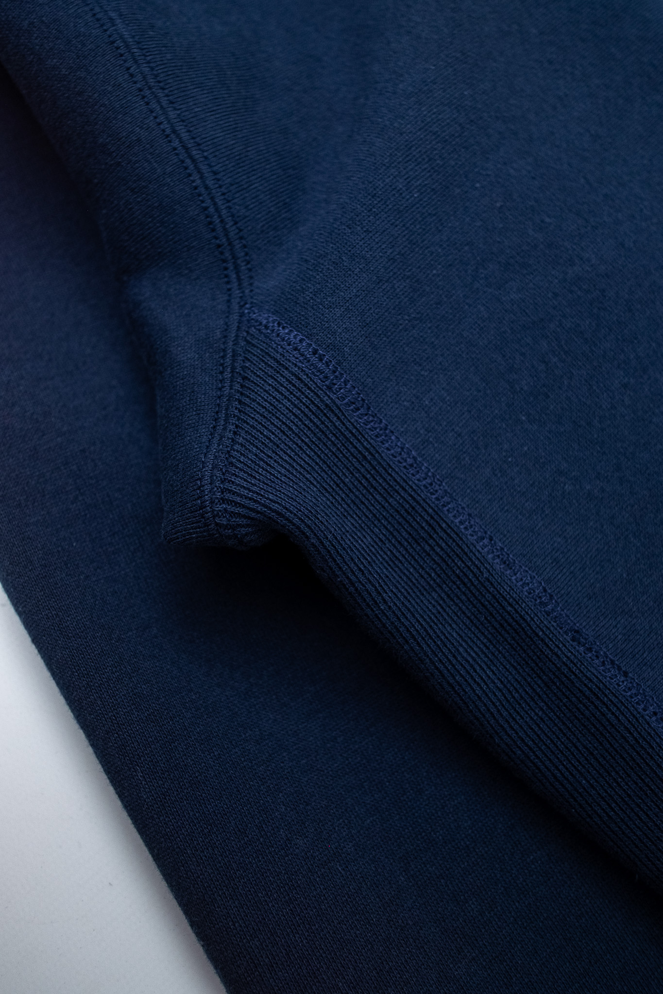Warehouse & Co - Lot 484 Plain Hooded Sweatshirt Navy - 5