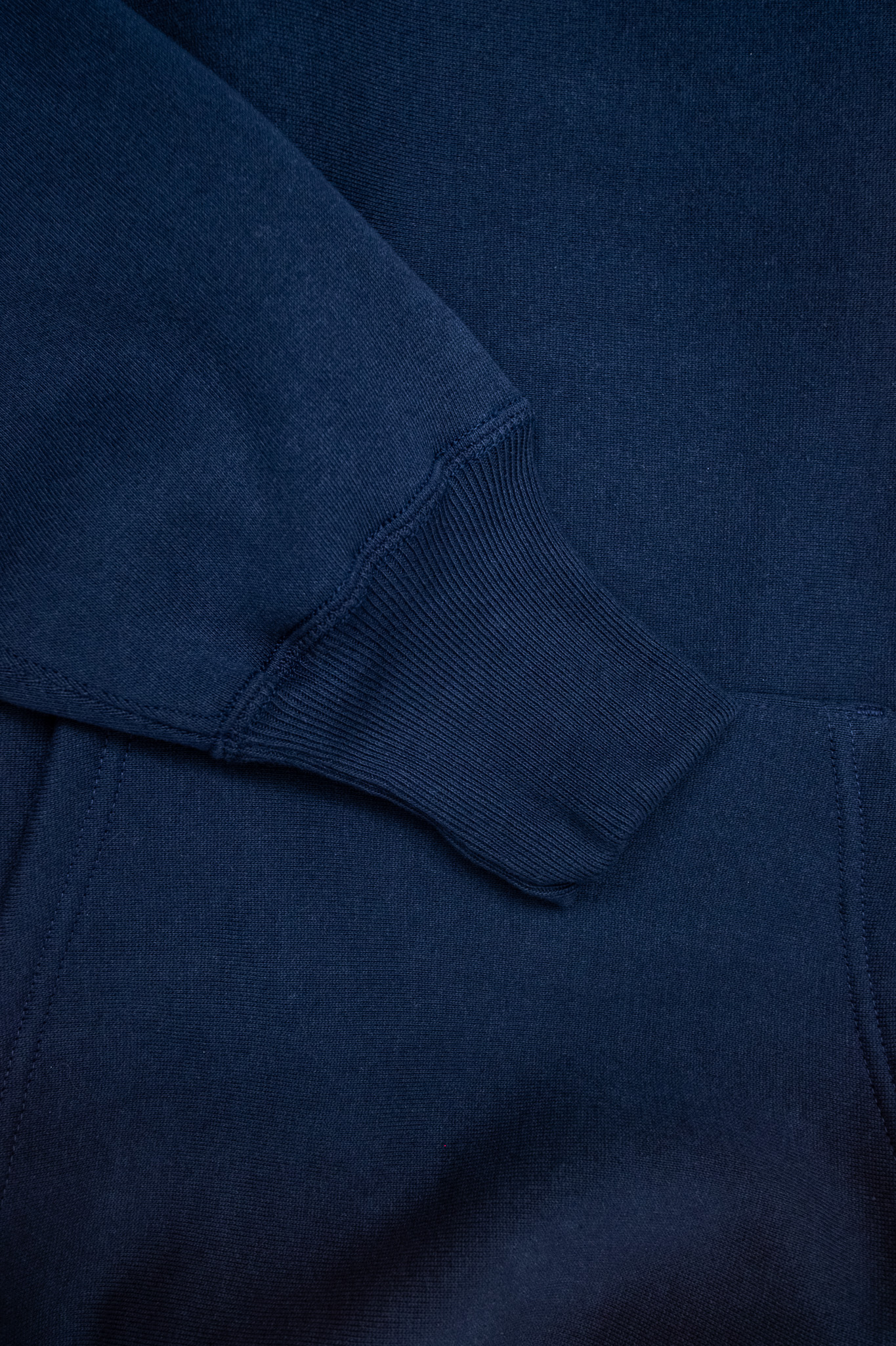 Warehouse & Co - Lot 484 Plain Hooded Sweatshirt Navy - 6