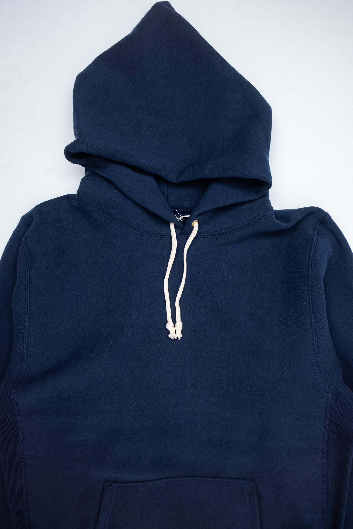 Warehouse & Co - Lot 484 Plain Hooded Sweatshirt Navy - 2