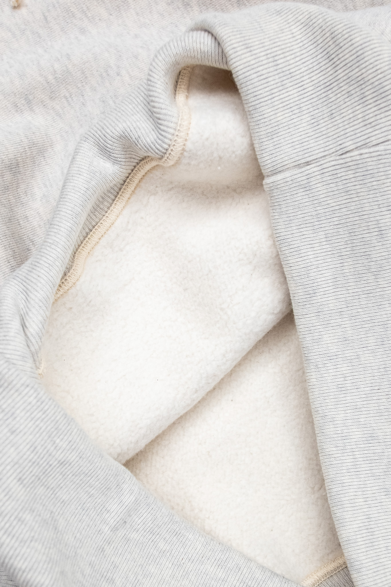 Warehouse & Co - Lot 484 Plain Hooded Sweatshirt Oatmeal - 7