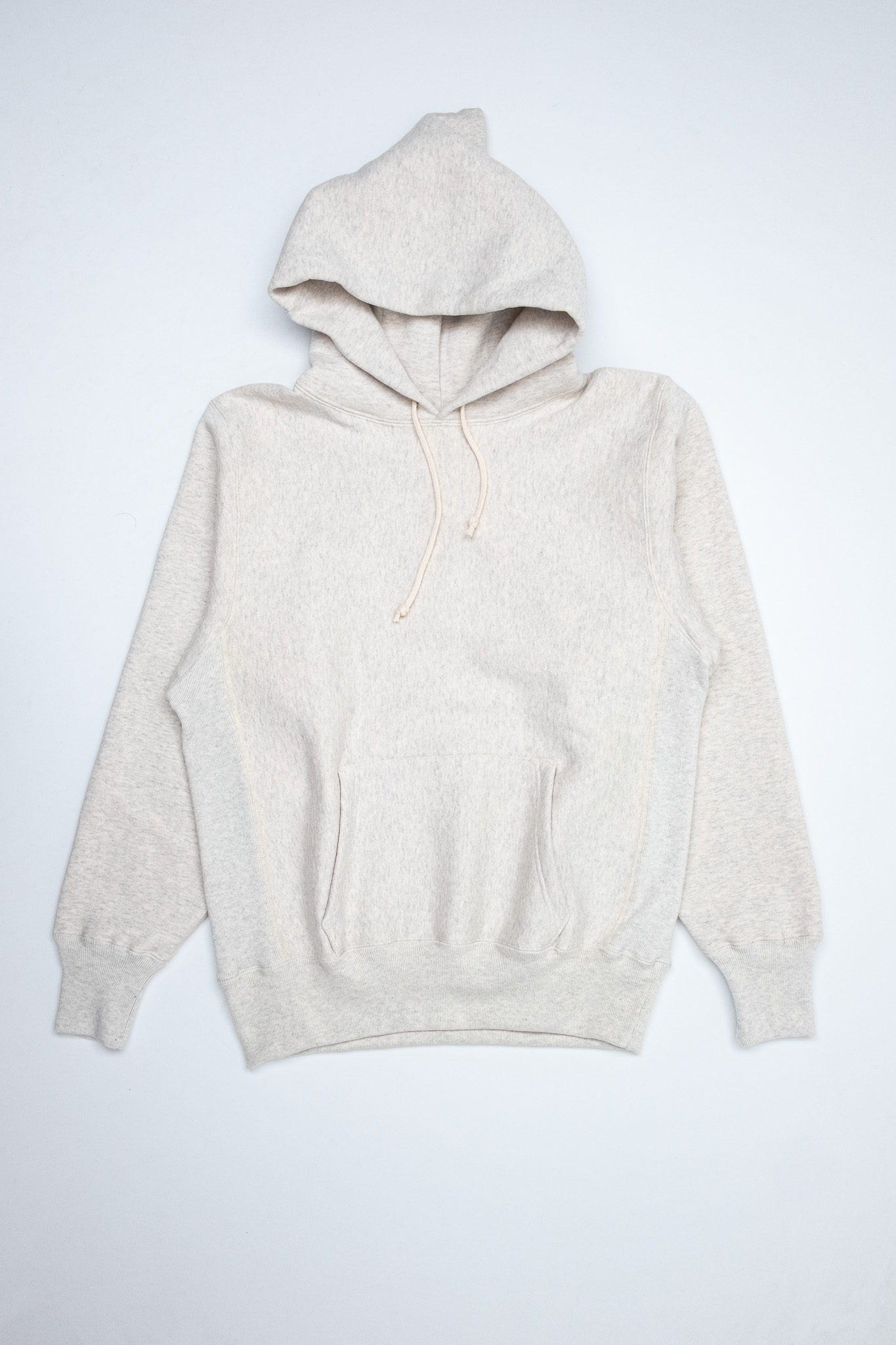 Warehouse & Co - Lot 484 Plain Hooded Sweatshirt Oatmeal - 2