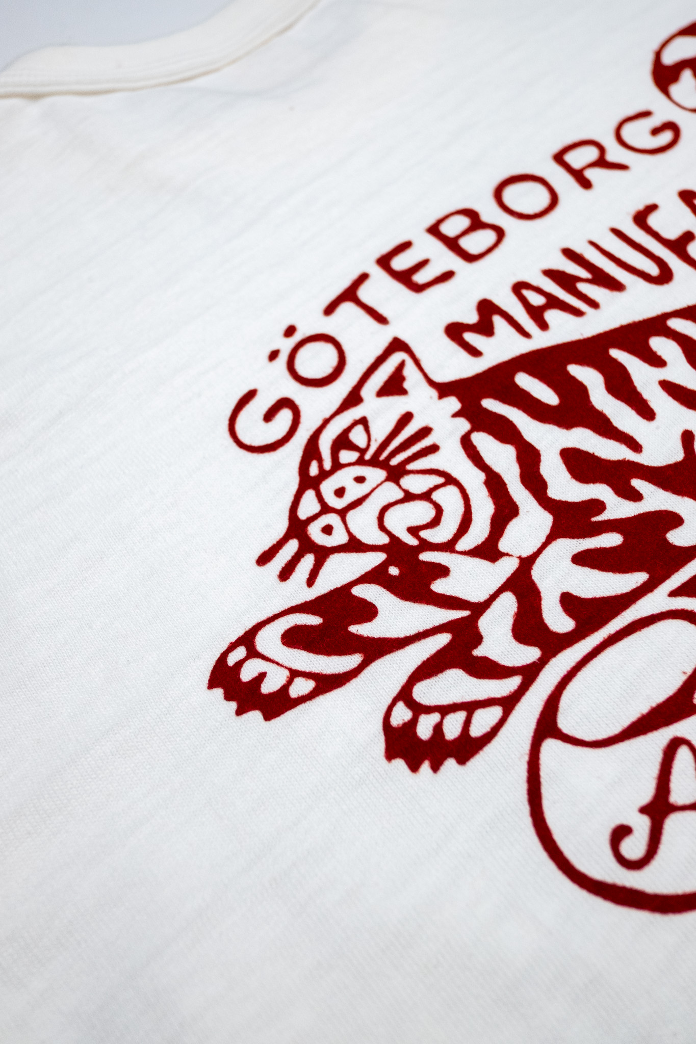 Warehouse X Göteborg Manufaktur - Lot 4601 Athletic Champs T-Shirt Off White - 7