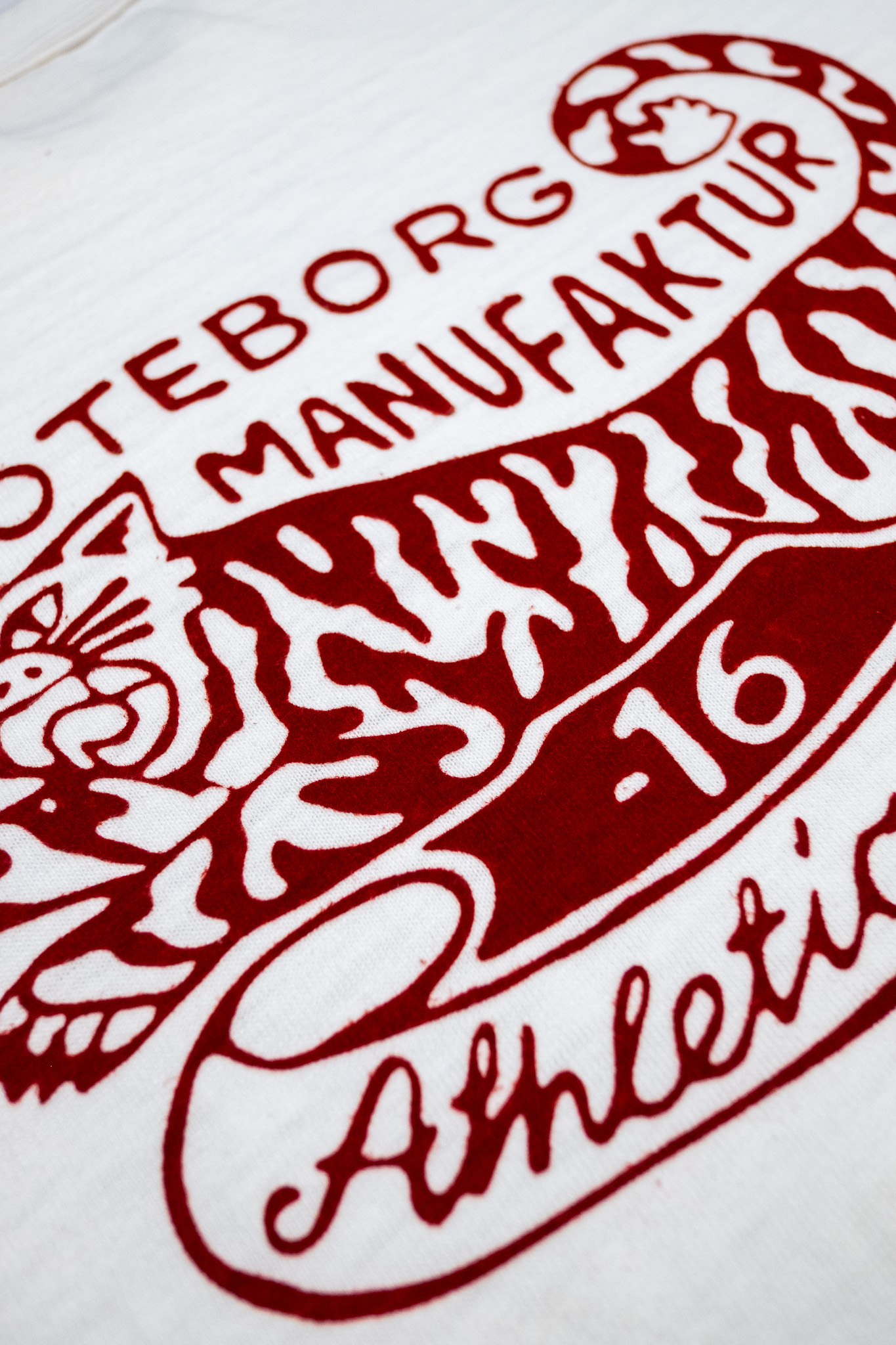 Warehouse X Göteborg Manufaktur - Lot 4601 Athletic Champs T-Shirt Off White - 6