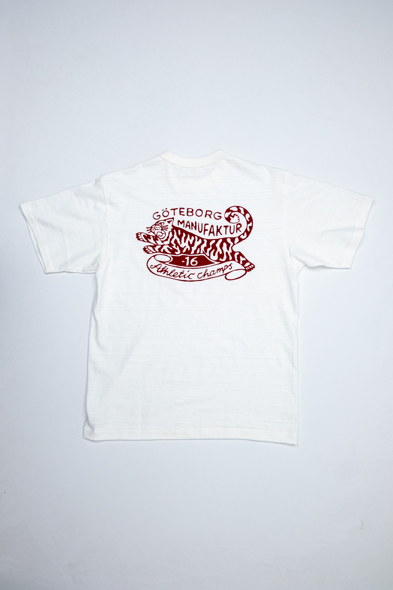 Warehouse X Göteborg Manufaktur - Lot 4601 Athletic Champs T-Shirt Off White - 4