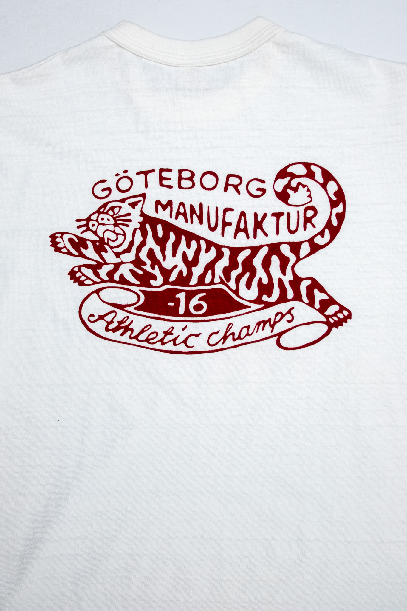 Warehouse X Göteborg Manufaktur - Lot 4601 Athletic Champs T-Shirt Off White - 5