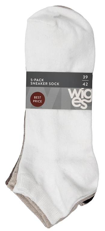 5-Pack Sneaker strumpor, blandade färger
