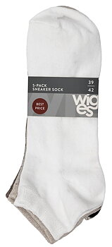 5-pack Sneaker-sukat, sekalaiset värit
