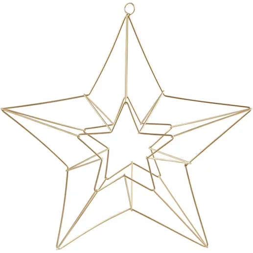 Metallornament -Stjärna
