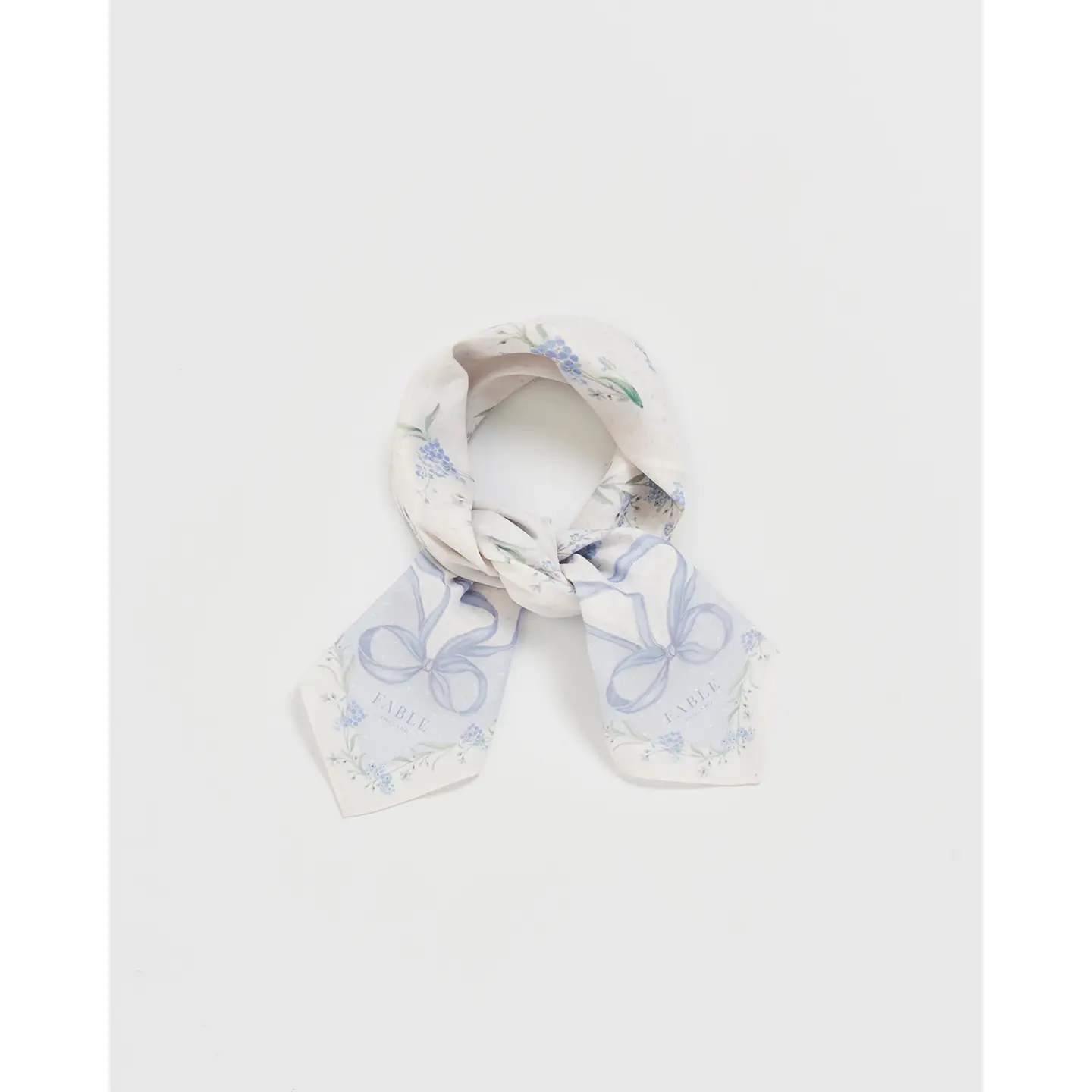 Scarf "Bow and Floral" - 4